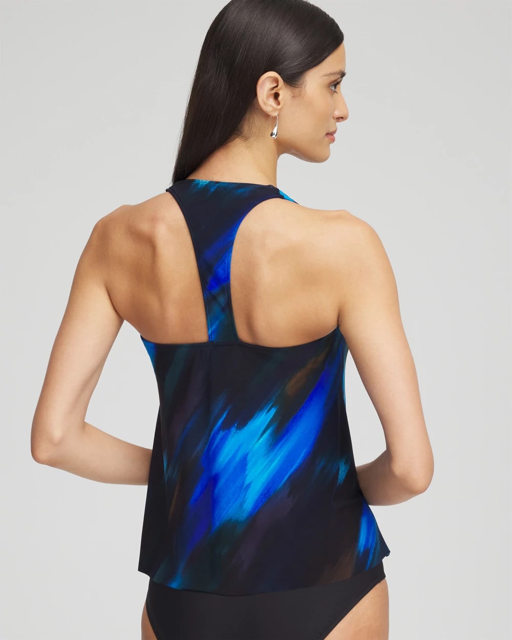 Chico's On Sale Black/Multi Magicsuit® Swipe Right Tankini