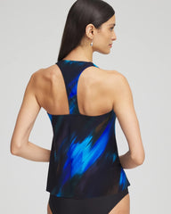 Chico's On Sale Black/Multi Magicsuit® Swipe Right Tankini