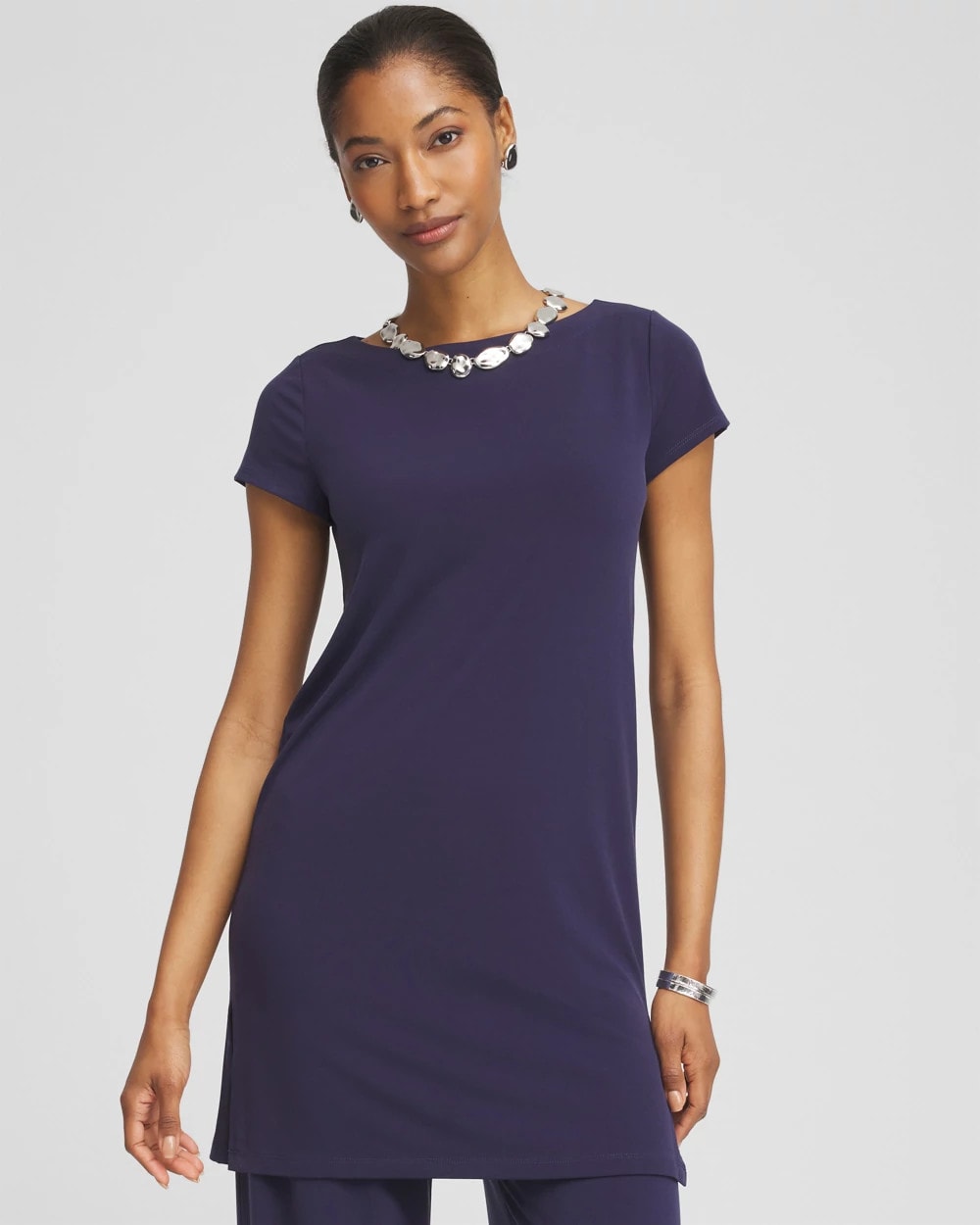 Chico's Outlet Passport Blue Travelers™ Knit Tunic
