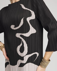 Chico's Discount Travelers Black Travelers™ Collection Pleated Top