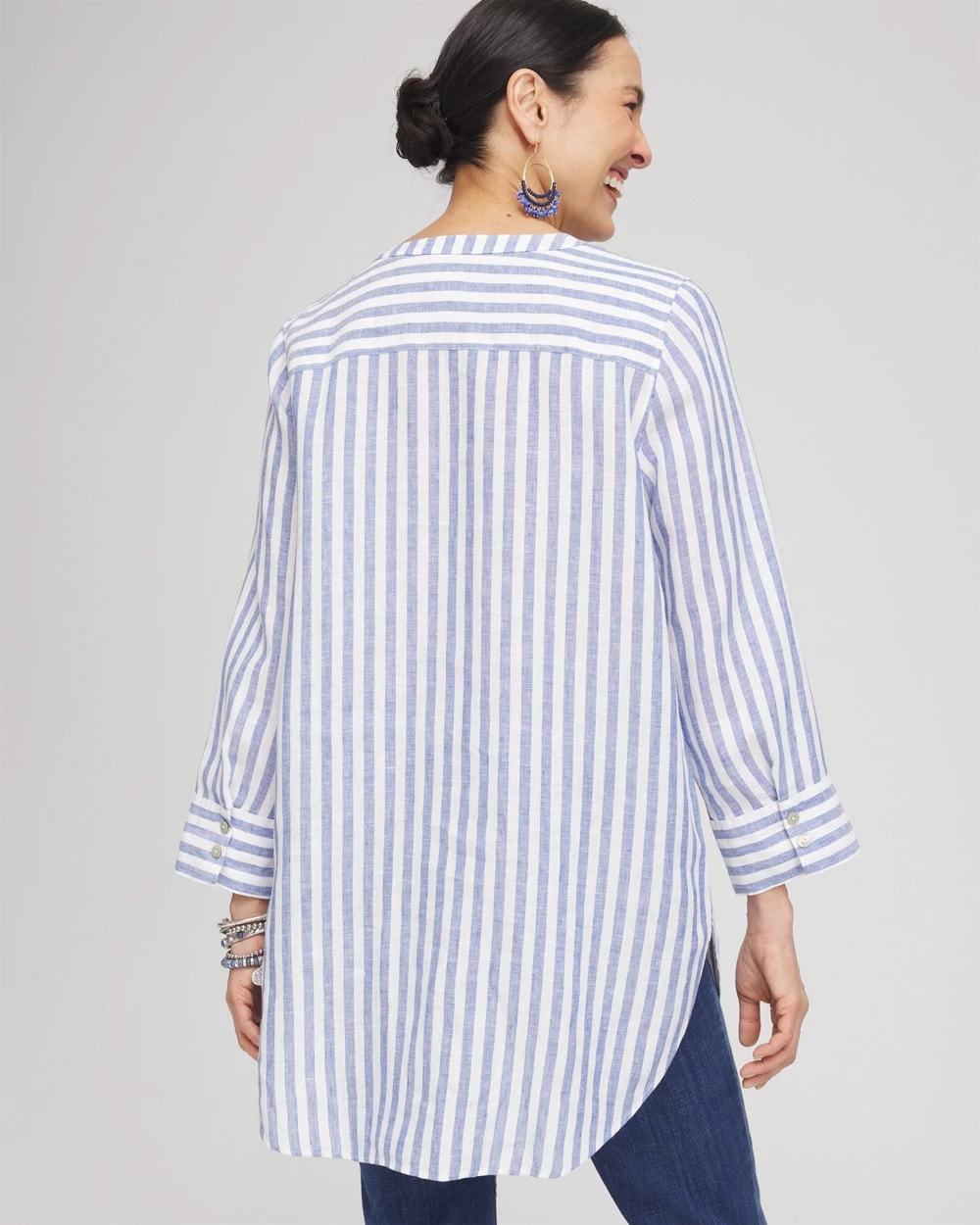 Chico's Sale Indigo No Iron™ Linen Tunic