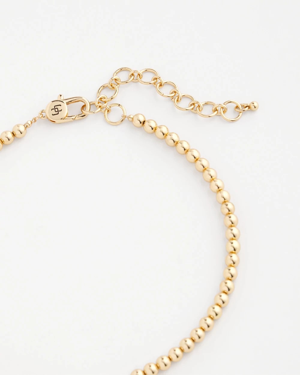 Chico's Discount Gold Golden Beaded Necklace