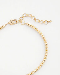 Chico's Discount Gold Golden Beaded Necklace