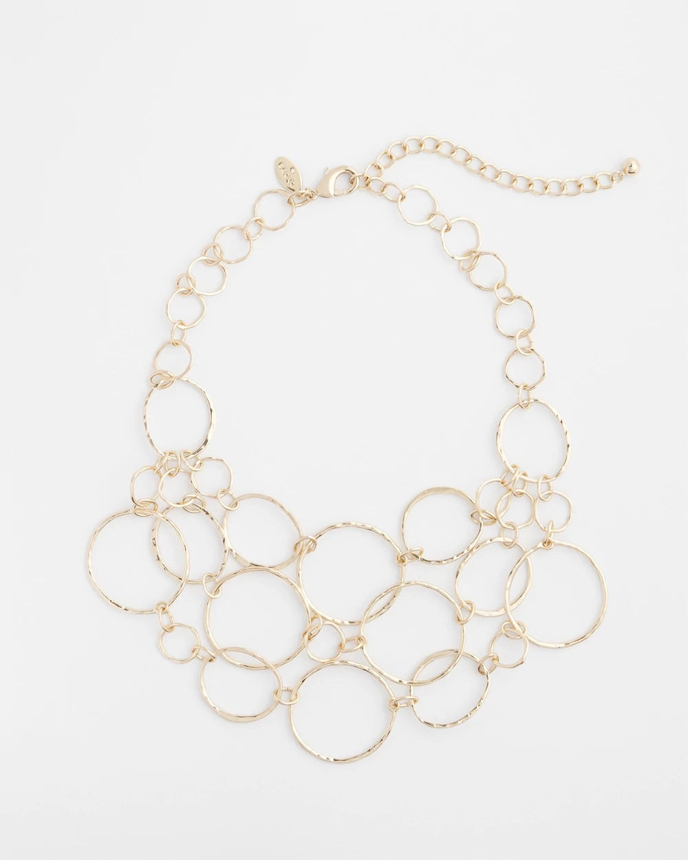 Chico's For Sale Gold Short Goldtone Multi-Strand Link Necklace
