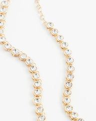 Chico's Sale Gold Goldtone Tennis Necklace