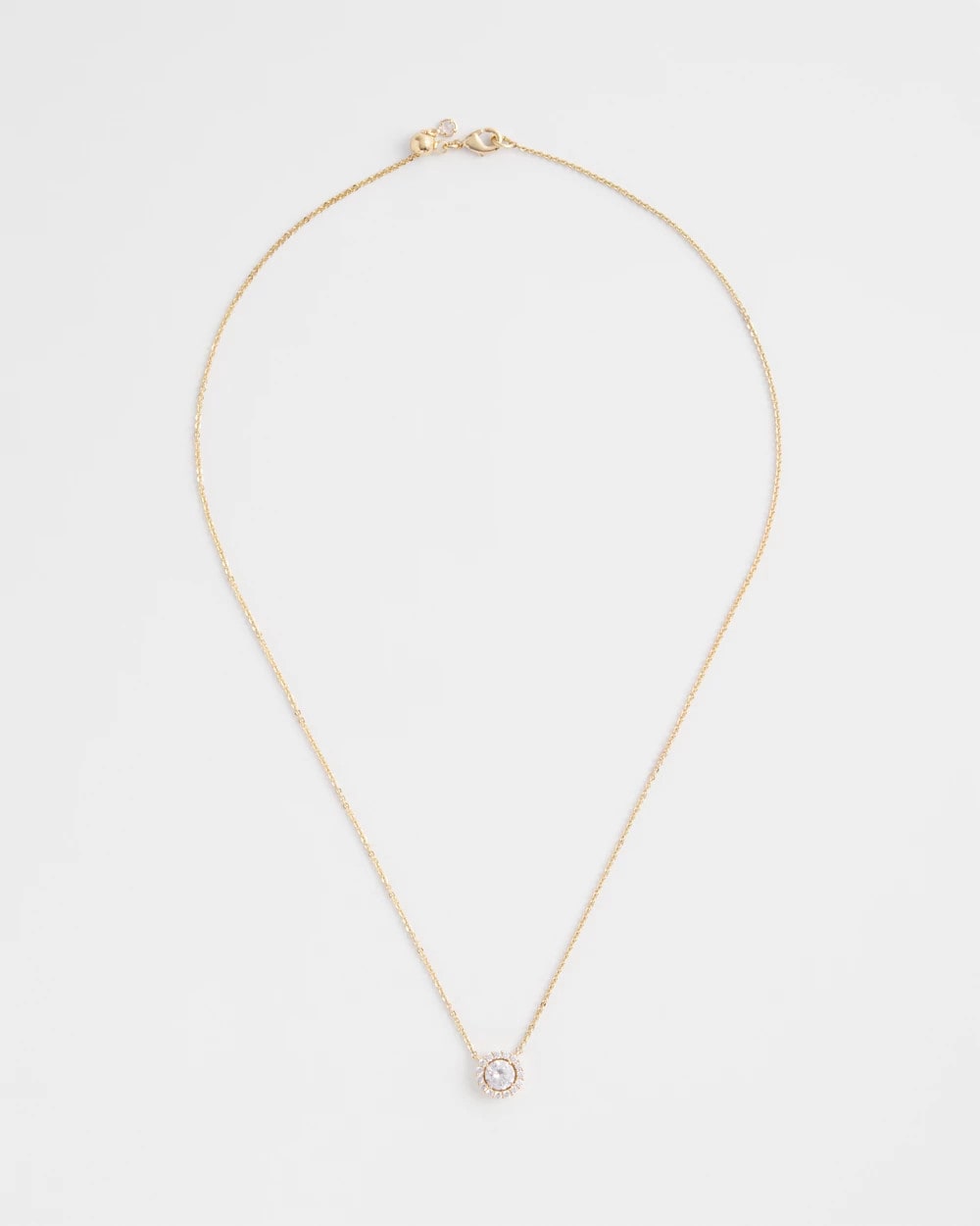Chico's For Sale Gold Gold Tone Drop Stone Necklace