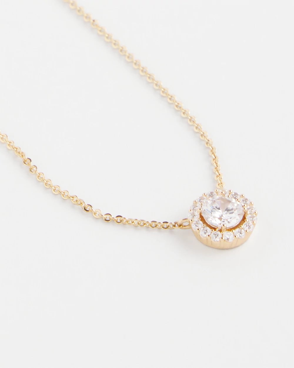 Chico's For Sale Gold Gold Tone Drop Stone Necklace