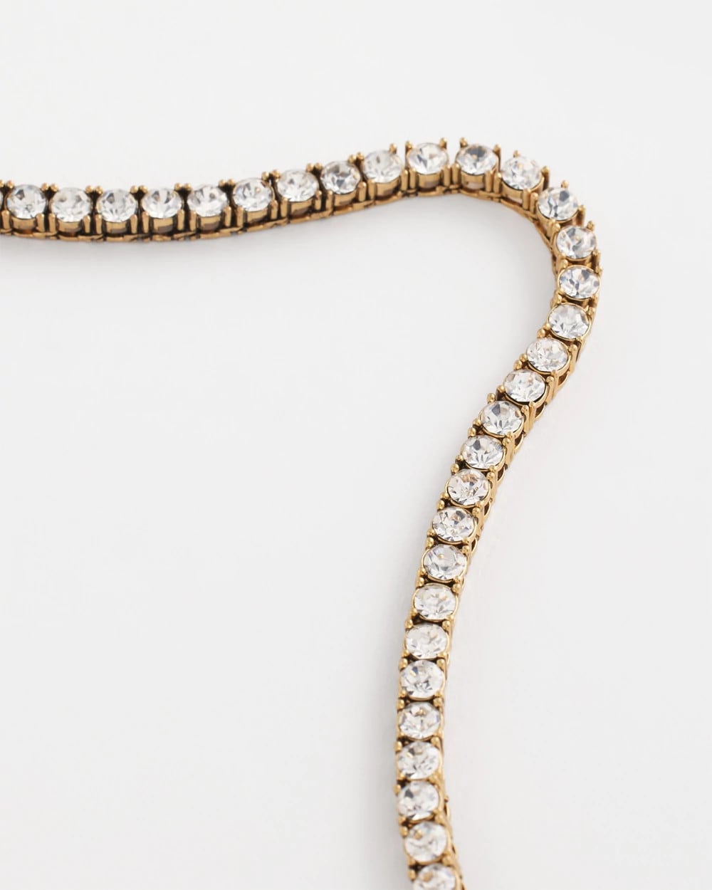 Chico's Sale Gold Vintage Tennis Necklace