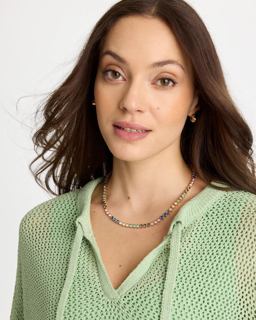 Chico's On Sale Multi Tennis Necklace