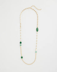 Chico's For Sale Green Green Accent Long Single Strand Necklace