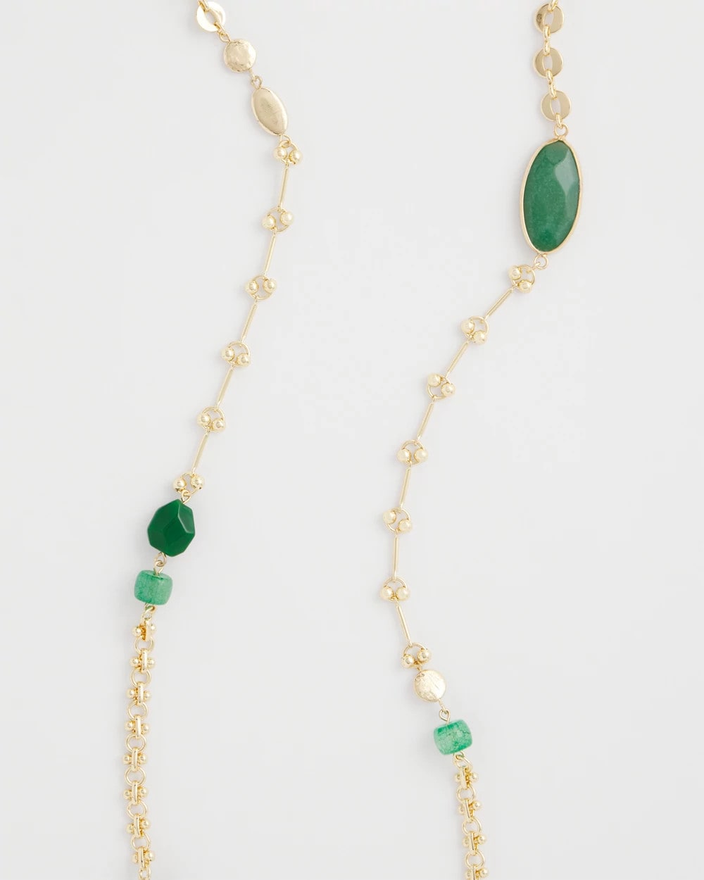 Chico's For Sale Green Green Accent Long Single Strand Necklace
