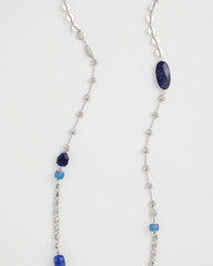 Chico's Online Blue Blue Accent Long Single Strand Necklace
