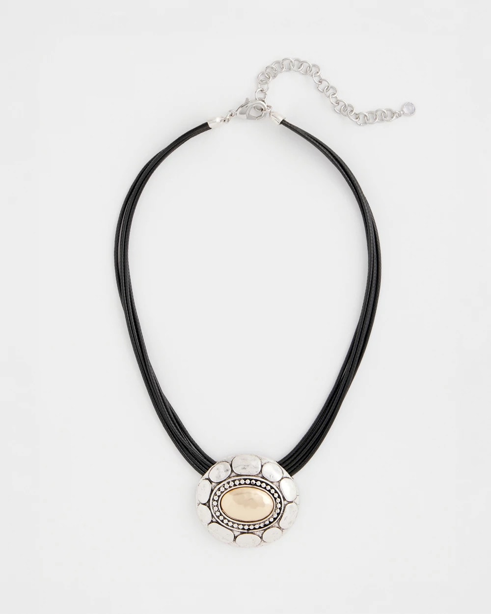 Chico's On Sale Mixed Metals Mixed Metal Pendant Necklace