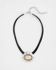 Chico's On Sale Mixed Metals Mixed Metal Pendant Necklace
