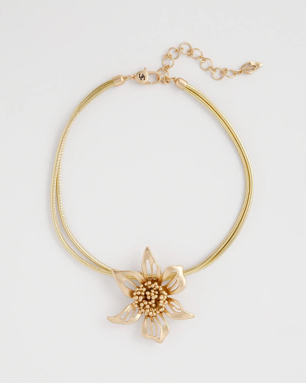 Chico's Sale Gold Gold Flower Pendant Necklace