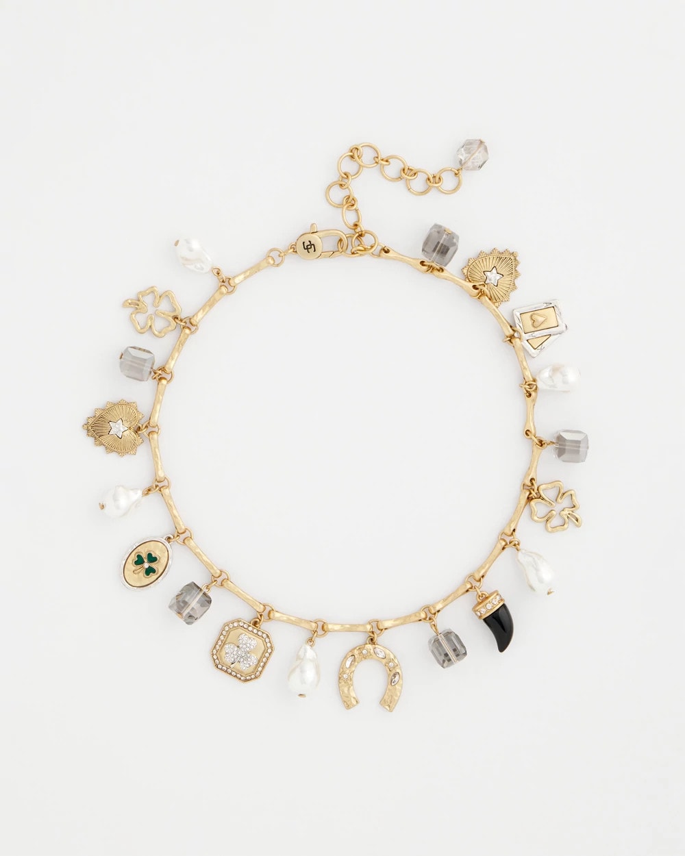 Chico's Online Gold Lucky Charm Short Necklace