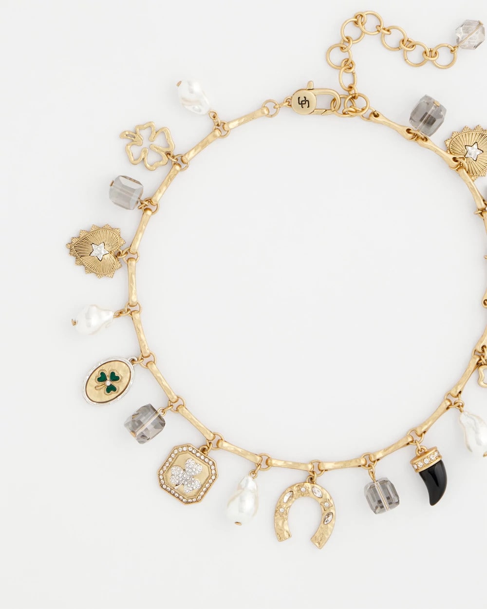Chico's Online Gold Lucky Charm Short Necklace