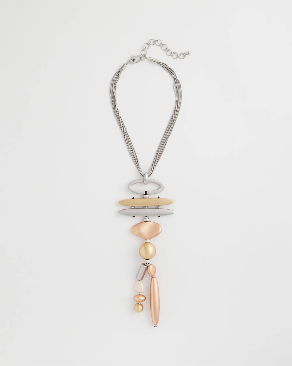 Chico's Sale Mixed Metals Mixed Metal Linear Necklace