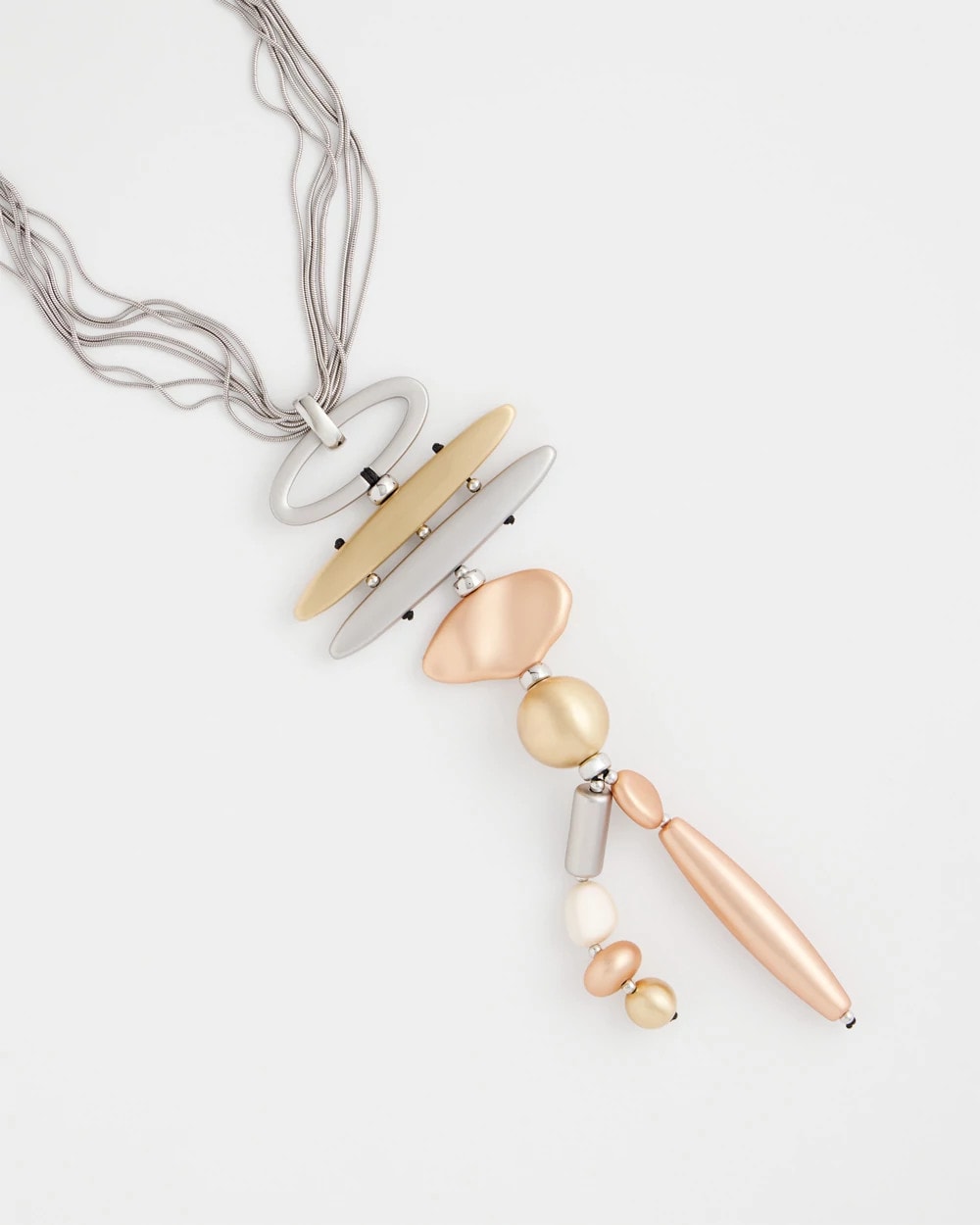 Chico's Sale Mixed Metals Mixed Metal Linear Necklace