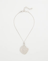 Chico's Outlet Silver Short Silver Pendant