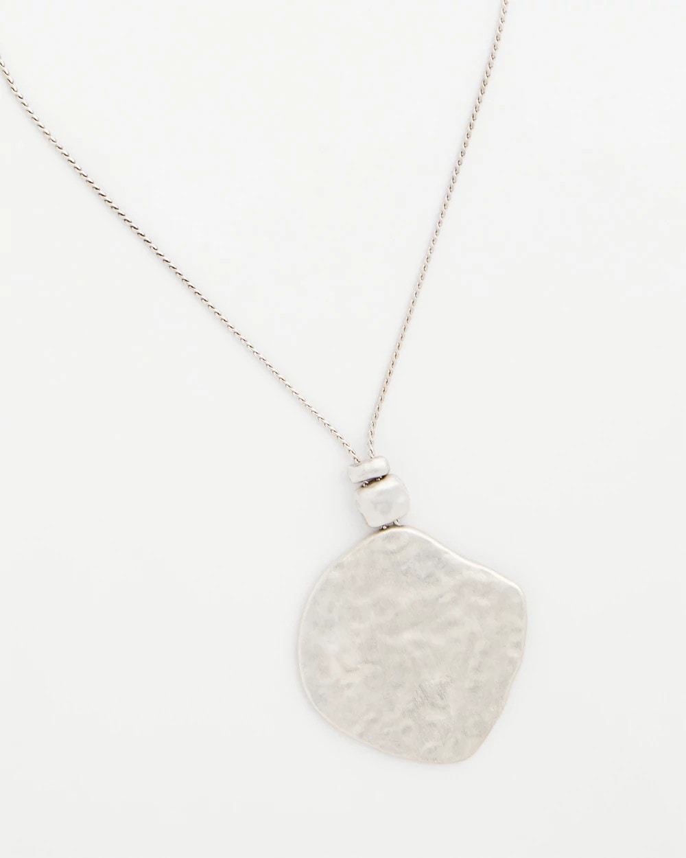 Chico's Outlet Silver Short Silver Pendant