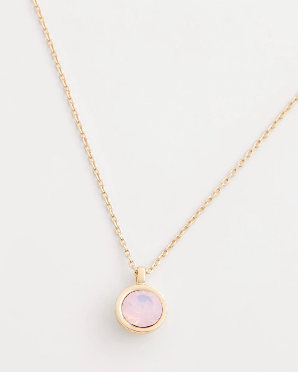Chico's Outlet Pink Pink Fine Single Strand Necklace