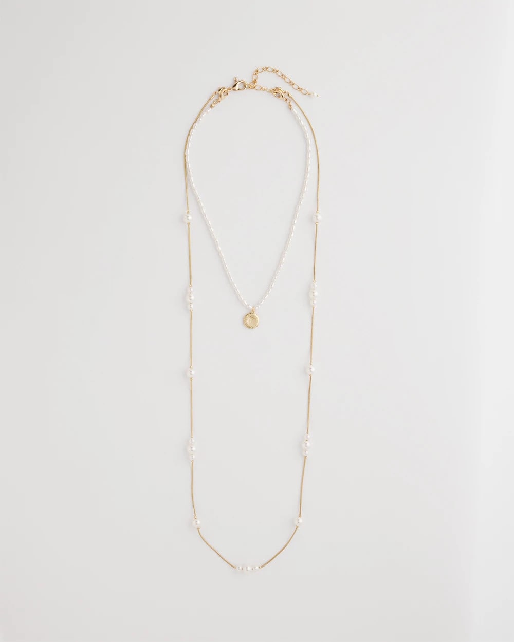 Chico's On Sale Pearl Convertible Faux Pearl Necklace
