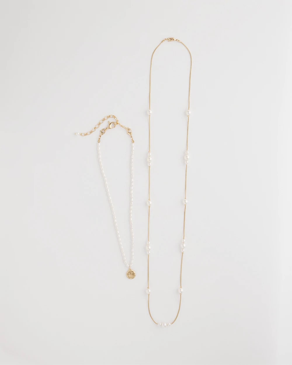 Chico's On Sale Pearl Convertible Faux Pearl Necklace