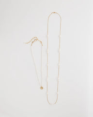 Chico's On Sale Pearl Convertible Faux Pearl Necklace