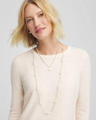 Chico's On Sale Pearl Convertible Faux Pearl Necklace