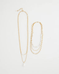 Chico's Sale Pearl Convertible Pearl Multistrand Necklace