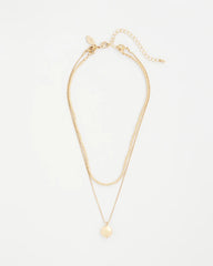 Chico's Discount Gold Goldtone Convertible Pendant Necklace