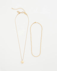 Chico's Discount Gold Goldtone Convertible Pendant Necklace