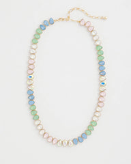 Chico's Outlet Multi Teardrop Tennis Necklace