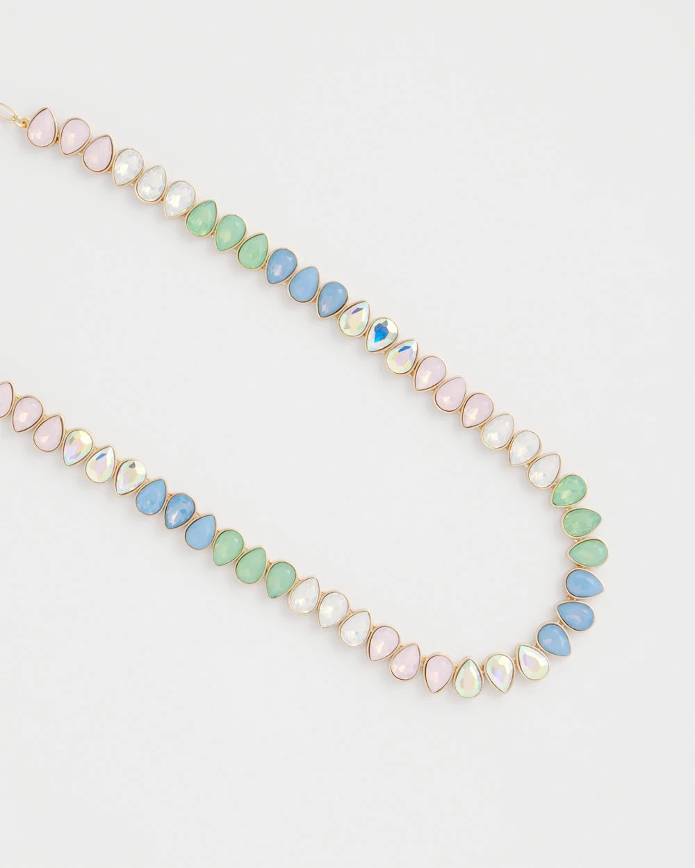 Chico's Outlet Multi Teardrop Tennis Necklace