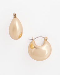 Chico's For Sale Gold No Droop® Gold-Tone Huggie Hoop Earrings