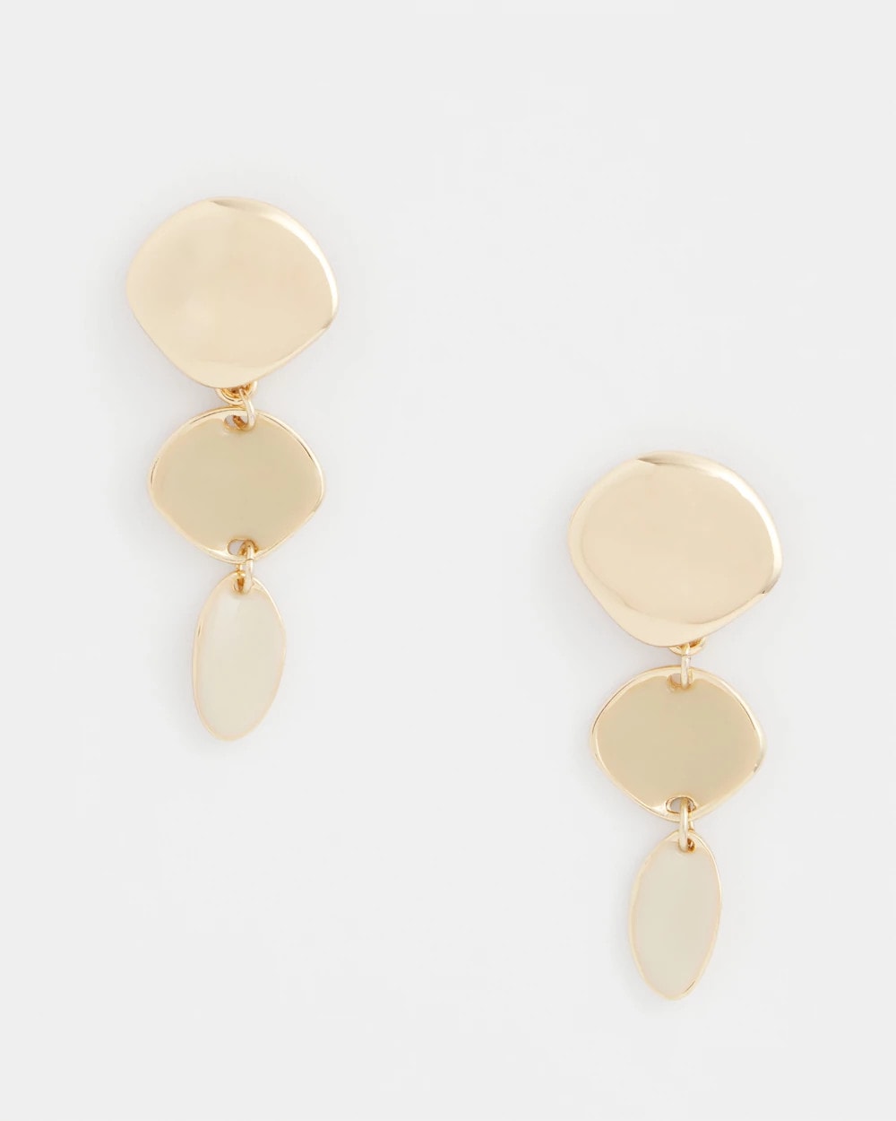 Chico's Sale Gold Liner Gold Drop Earrings