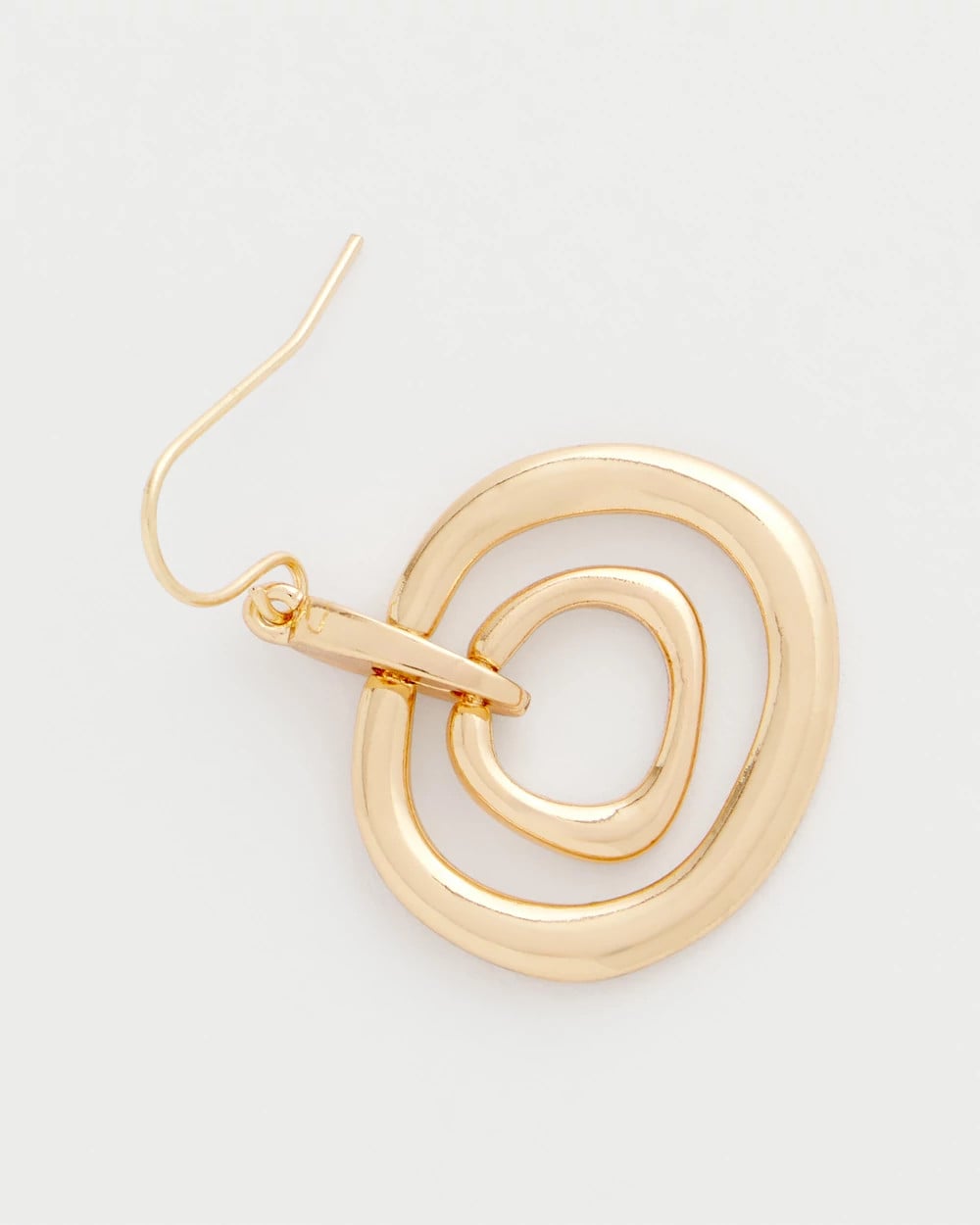 Chico's Outlet Gold Gold Tone Drop Pendant Earrings
