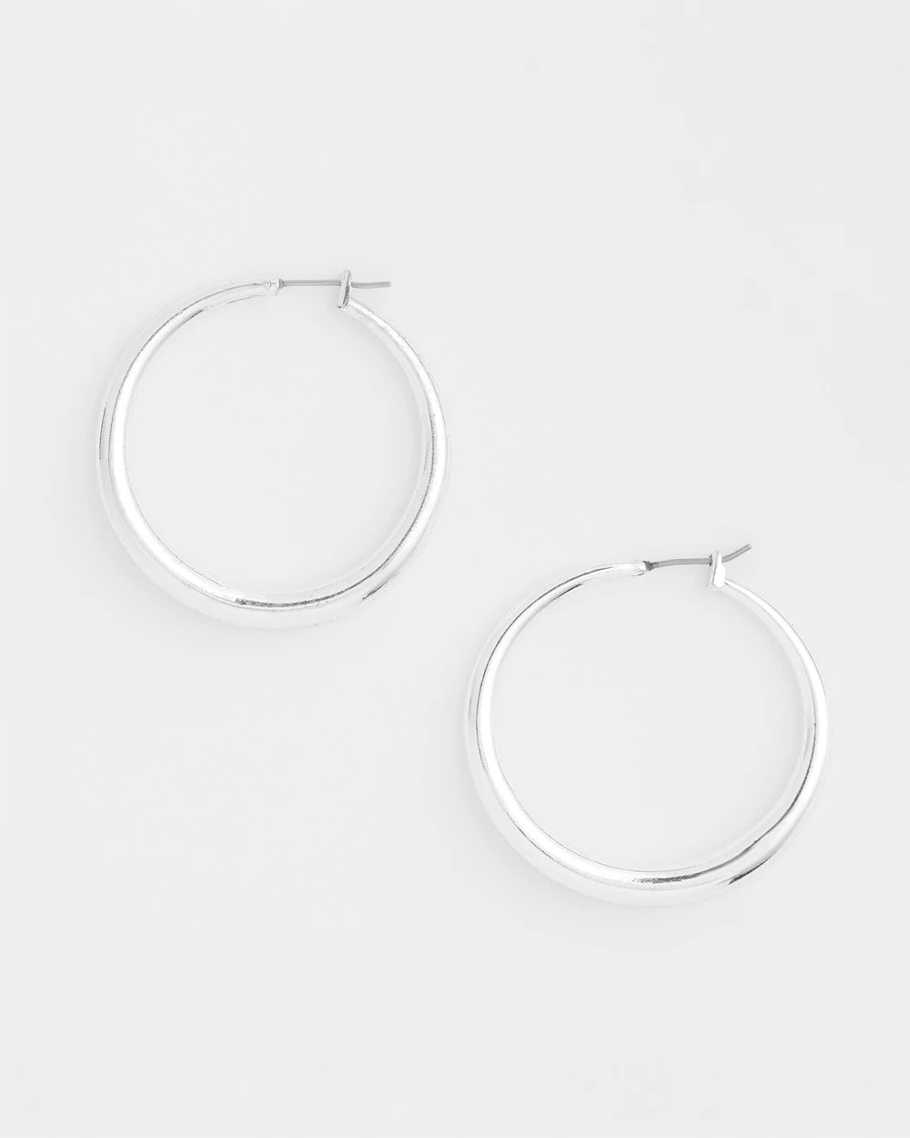 Chico's Sale Silver Cassie Silver-Tone Hoop Earrings