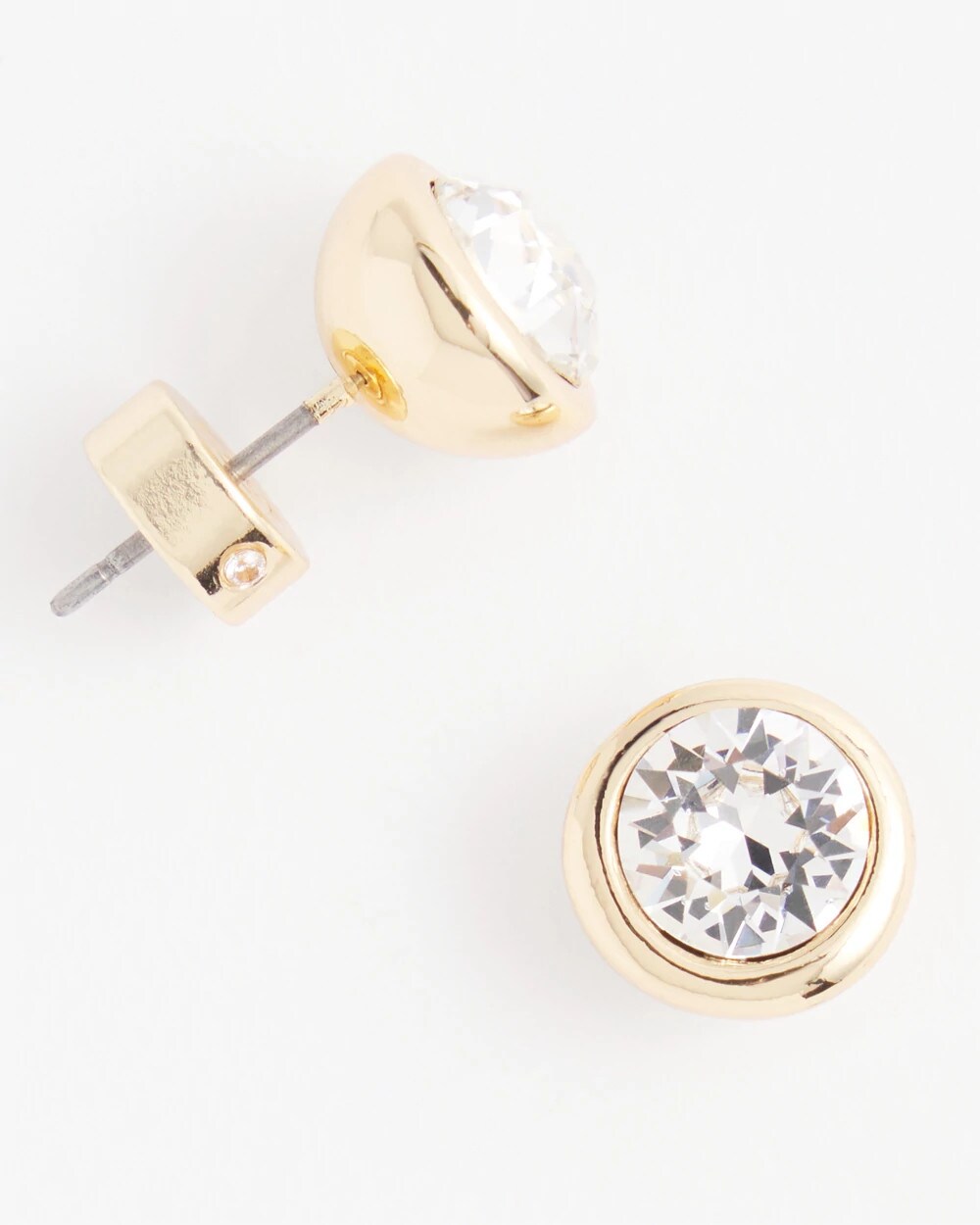 Chico's For Sale Gold Gold Tone Crystal Stud Earrings