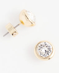 Chico's For Sale Gold Gold Tone Crystal Stud Earrings