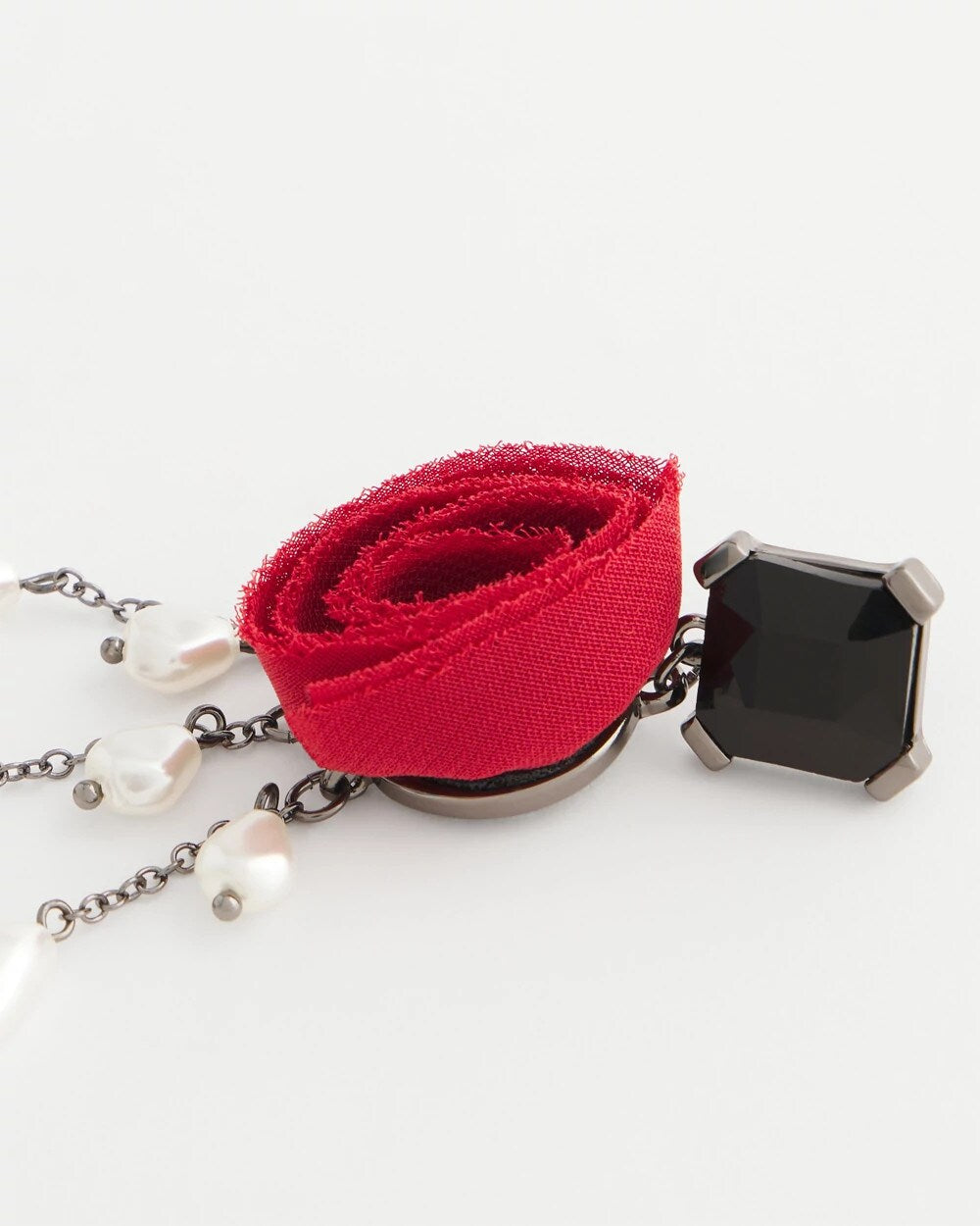 Chico's Discount Red Red Rose Drop Earrings