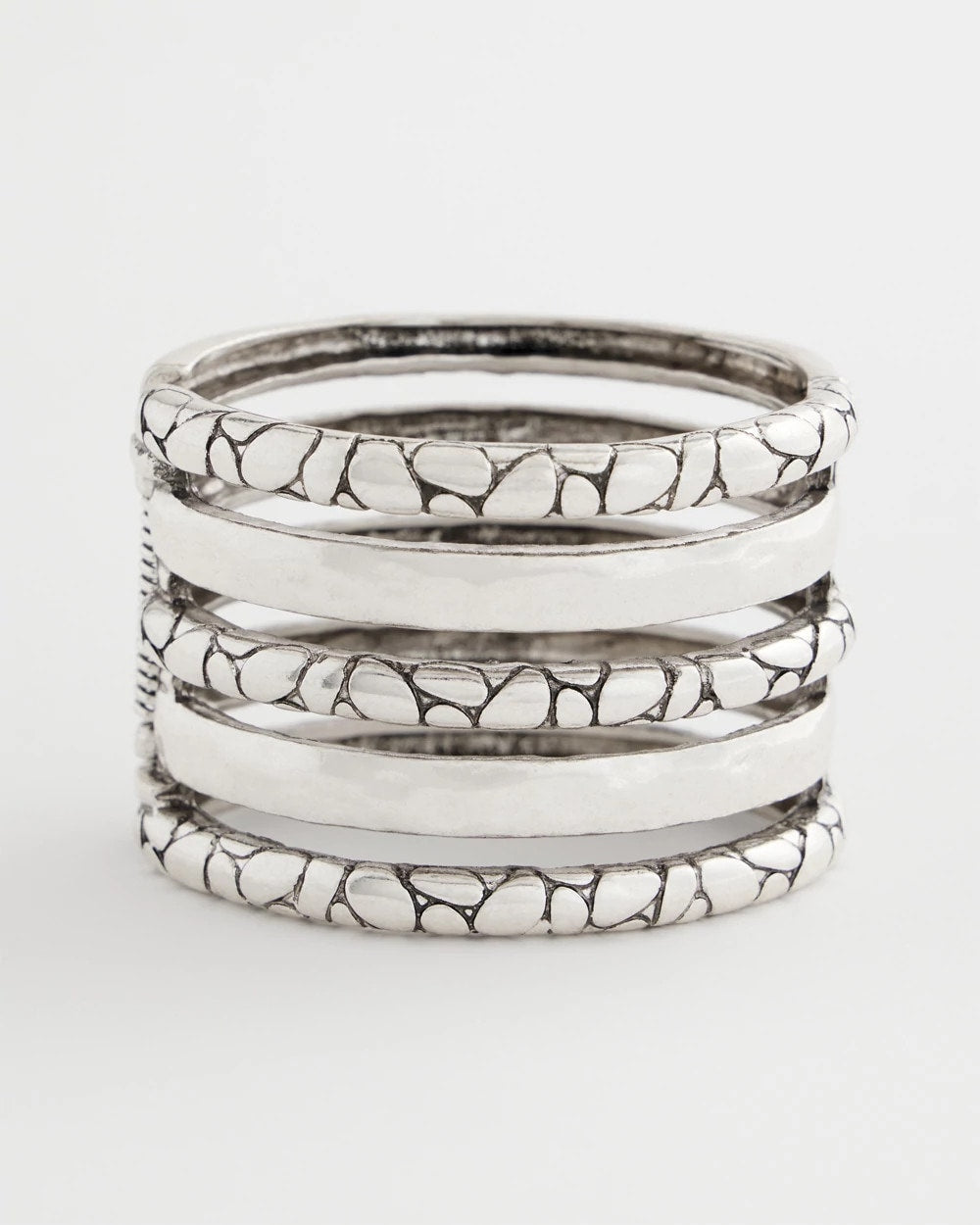 Chico's Online Silver Silver Island Metals Cuff Bracelet