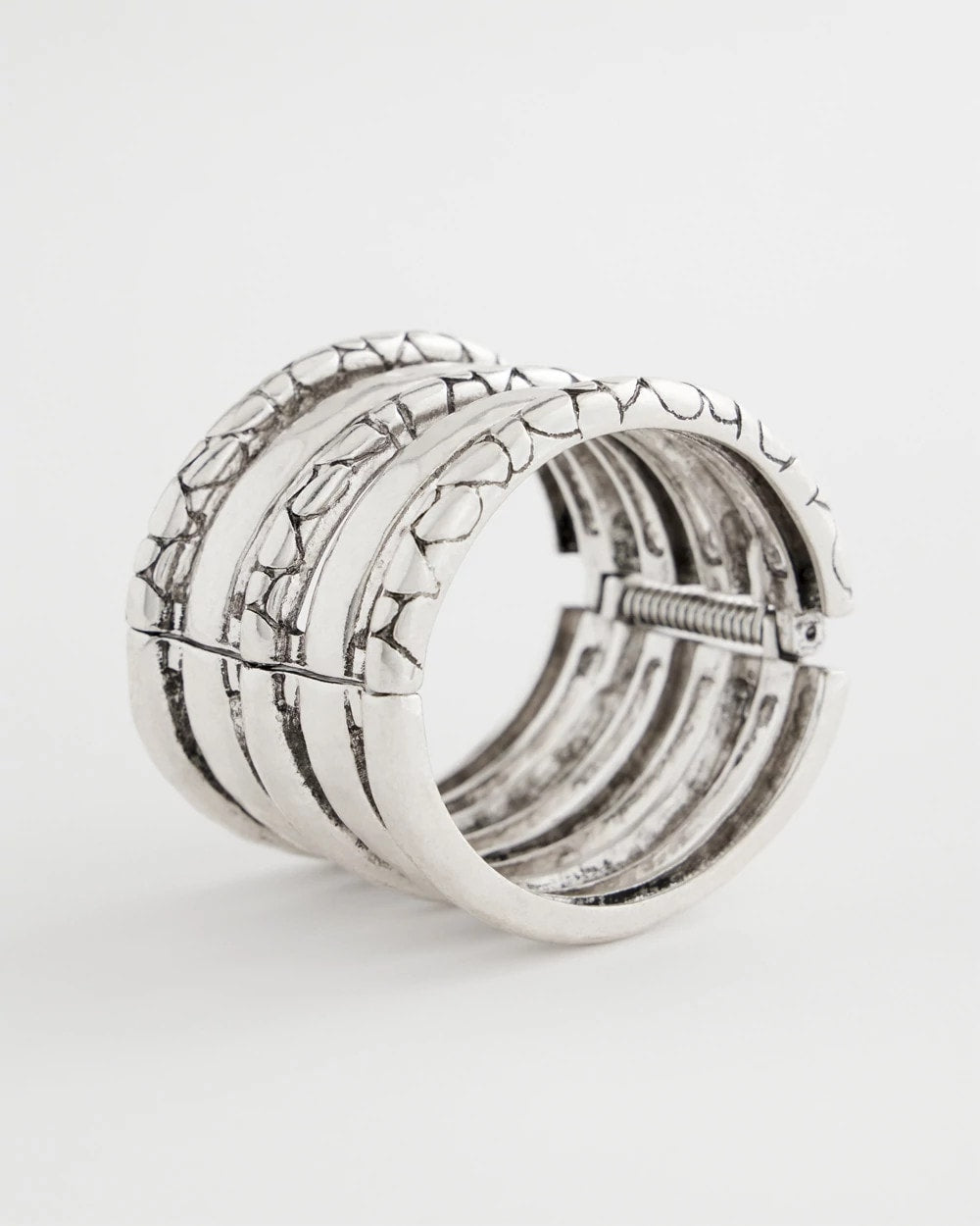 Chico's Online Silver Silver Island Metals Cuff Bracelet